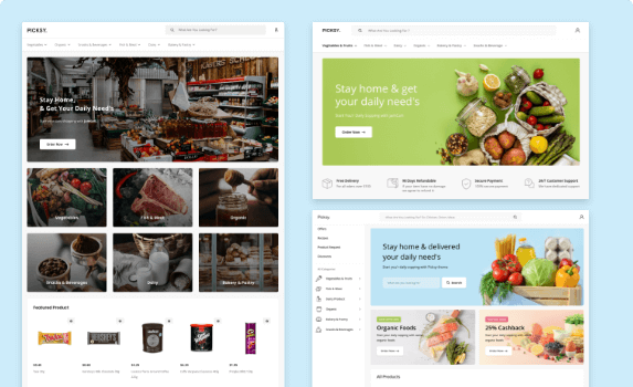 Picksy - React Gatsby Grocery Ecommerce Template