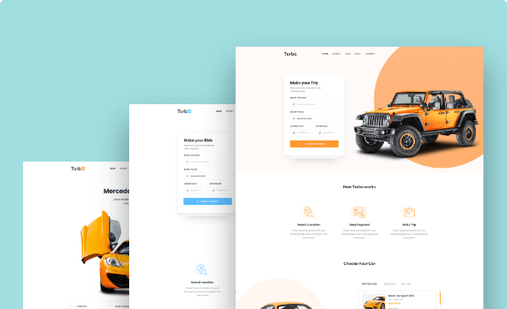 Turbo - Car Rental HTML Template