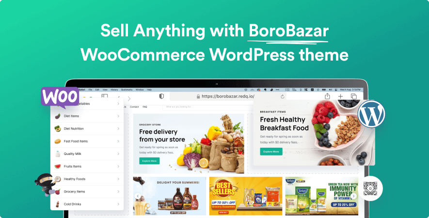 BoroBazar - Daily Needs WooCommerce WordPress theme