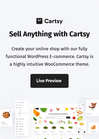 Cartsy - SuperFast WordPress WooCommerce Theme 