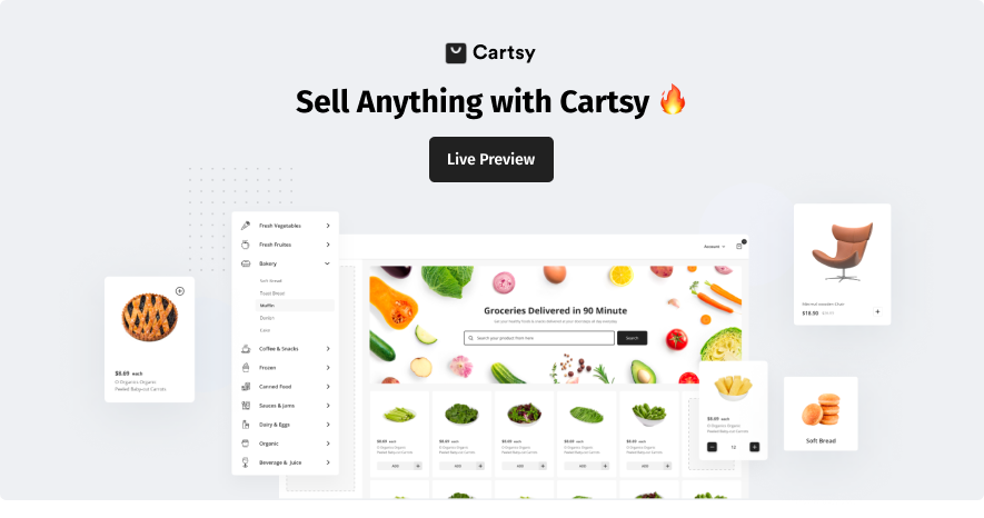 Cartsy - SuperFast WordPress WooCommerce Theme 