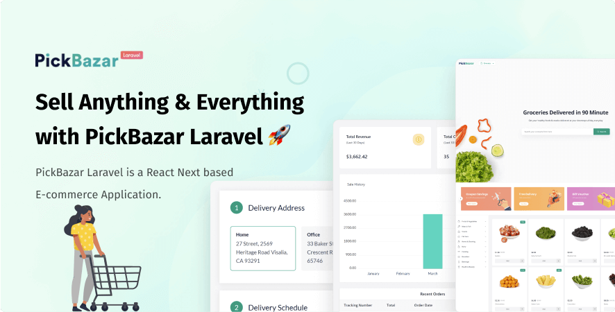 Pickbazar Laravel - React, Next, REST & GraphQL Ecommerce With Multivendor