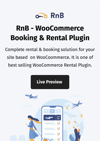 WooCommerce Rental & Booking Plugin